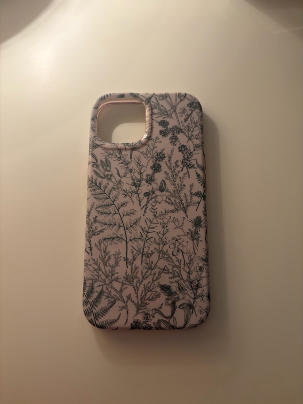 Casely - Floral Pattern Green/White Phone Case